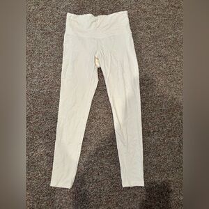 Calia Carrie Underwood White Cream Textured Leggings